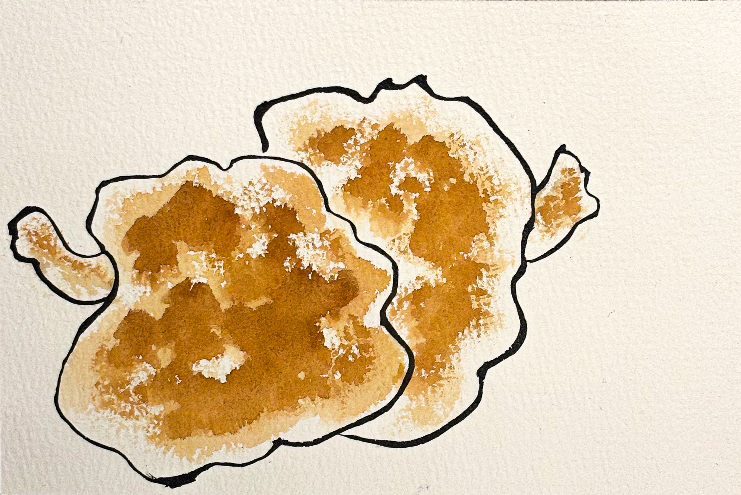Etegami à personnaliser: champignon shitake 1